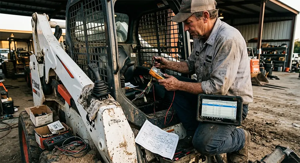 Bobcat joystick drifting